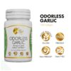 Aceite de ajo suplemento sin sabor fuerte ni olor desagradable