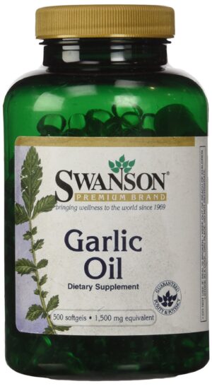 Version 1.0.0 Aceite de ajo Swanson frasco 500 cápsulas blandas