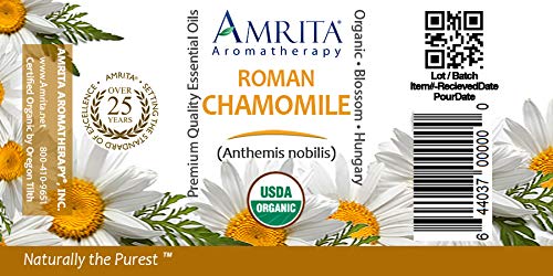 Version 1.0.0 Aceite Amrita Manzanilla Romana 3ml botella y caja