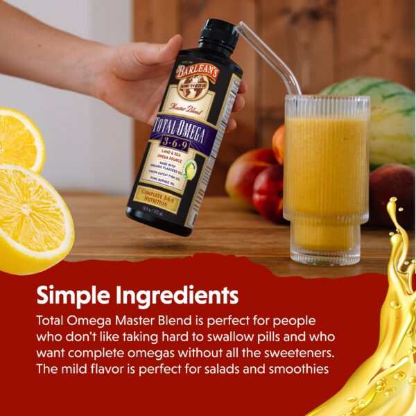 Aceite Barlean's origen pescado pequeño y linaza