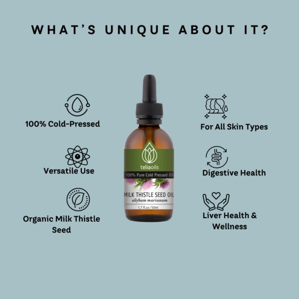 Aceite de cardo mariano Teliaoils nutrición antioxidante