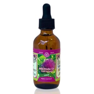 Aceite de cardo mariano virgen prensado en frío 2 onzas Flora Aromatics