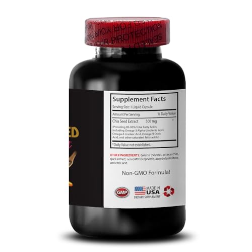 Cápsulas de aceite de chía sin gluten y veganas SWAN LIFE ESSENTIALS