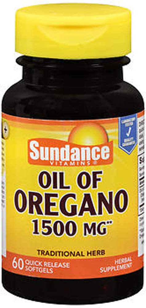 Aceite de orégano 1500mg 60 cápsulas paquete doble