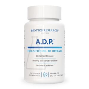 Aceite emulsionado de orégano Biotics Research suplemento gastrointestinal