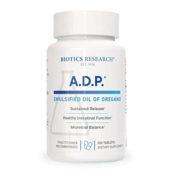Aceite emulsionado de orégano Biotics Research suplemento gastrointestinal