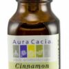 Botella de aceite esencial hoja de canela Aura Cacia 0.5 oz