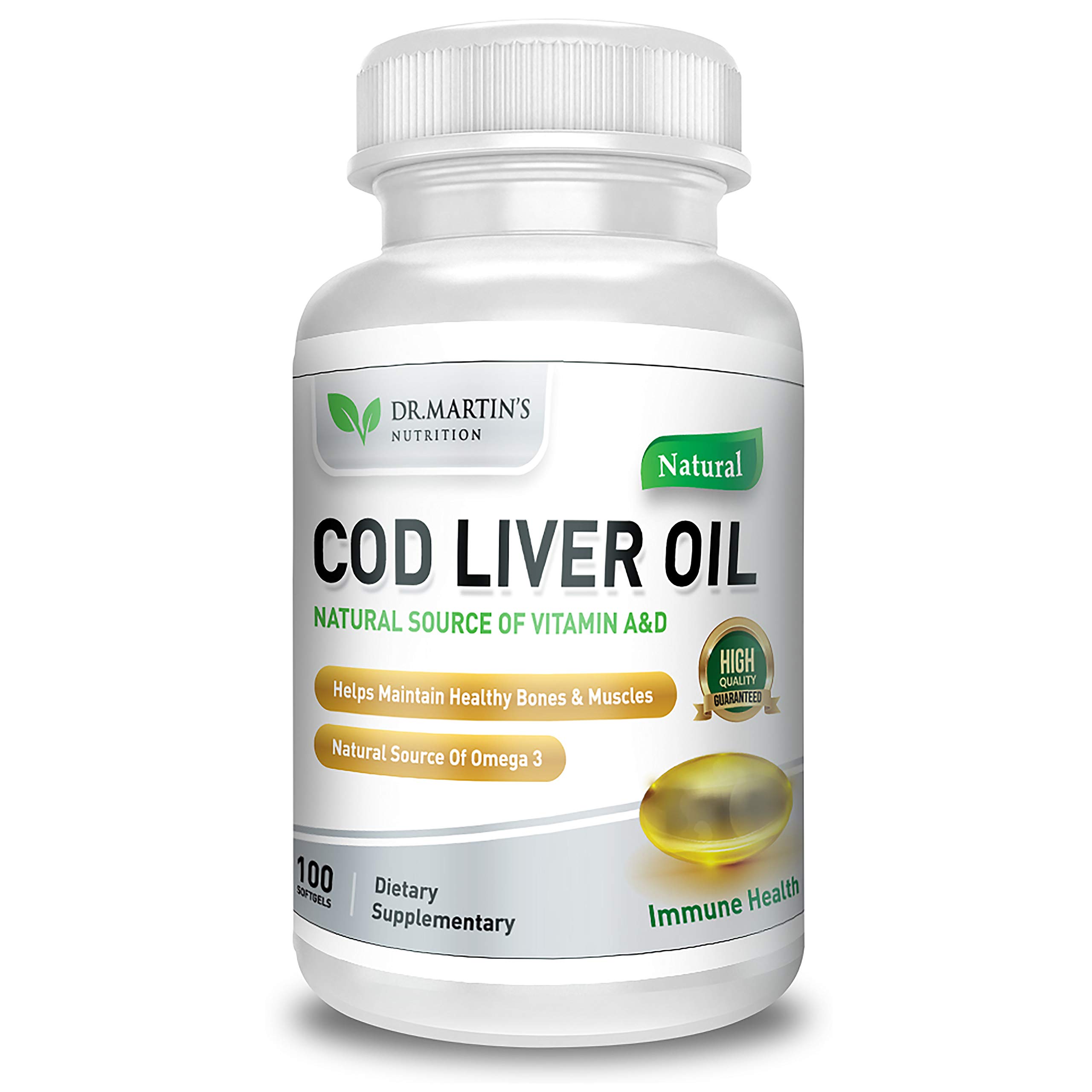 DR. MARTIN'S NUTRITION Cod Liver Oil Omega 3