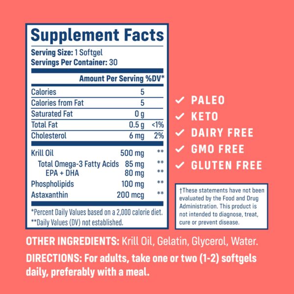 Version 1.0.0 Aceite de krill puro NativePath para salud articular y cardiovascular