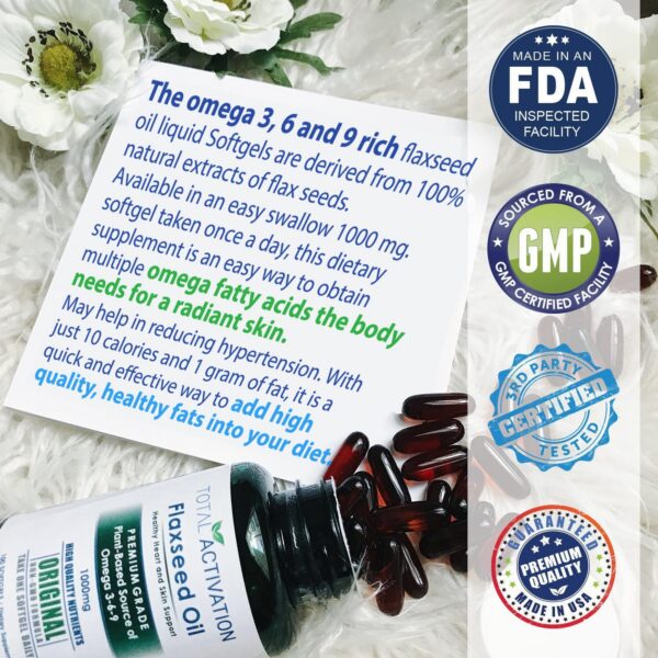 Version 1.0.0 Etiqueta del producto con Omega 3-6-9