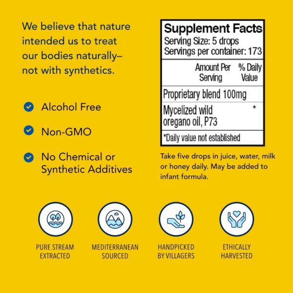 Aceite micelizado de orégano H2Orega vista lateral del envase