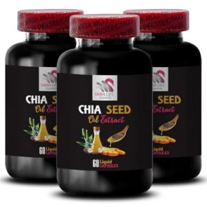 Extracto de aceite de semilla de chía para cuidado de la piel