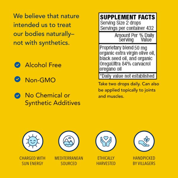 Aceite natural de orégano silvestre OregaUltra