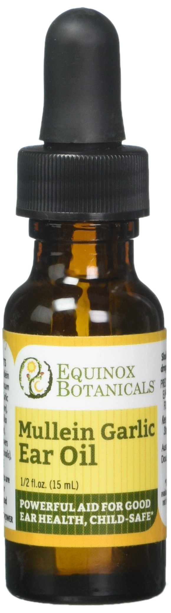 Version 1.0.0 Botella de aceite para oídos con ajo y gordolobo Equinox Botanicals