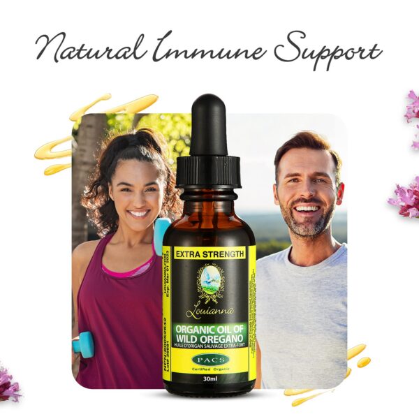 Aceite de orégano natural Louianna para alivio respiratorio