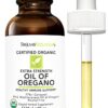 Aceite de orégano orgánico RejuveNaturals para soporte inmune