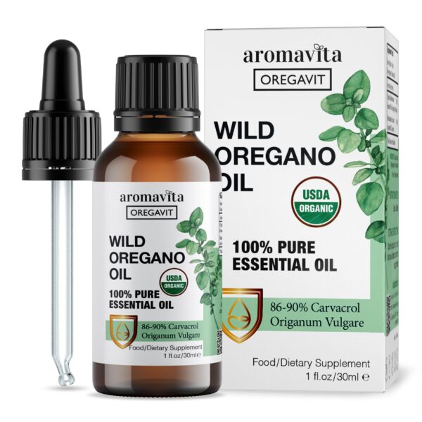 Aceite orégano silvestre orgánico AROMAVITA botella 30ml
