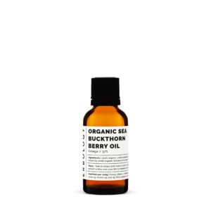 Aceite orgánico espino amarillo Erbology botella vidrio 1 onza