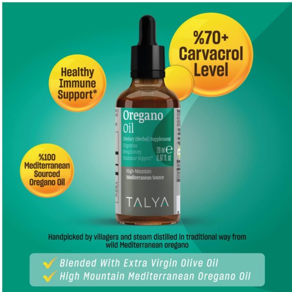 Aceite de orégano TALYA para salud inmunitaria