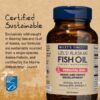 Aceite pescado prenatal sostenible Wiley's Finest certificado MSC