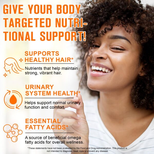 Frasco de cápsulas blandas de aceite de calabaza