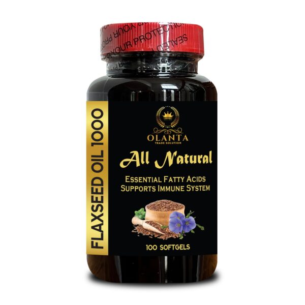 Cápsulas de aceite de linaza prensadas en frío OLANTA Trade