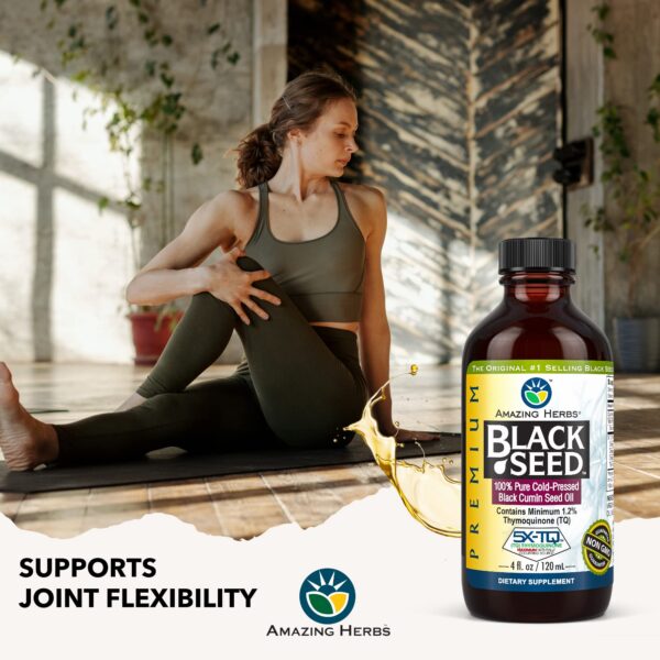 Interior de la botella de Aceite de Semilla Negra