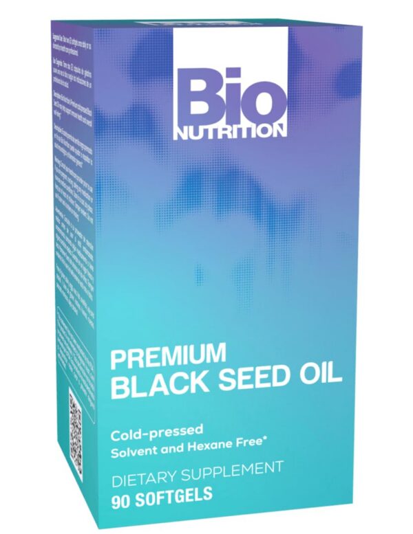 Aceite de semilla negra Bio Nutrition 90 cápsulas blandas premium