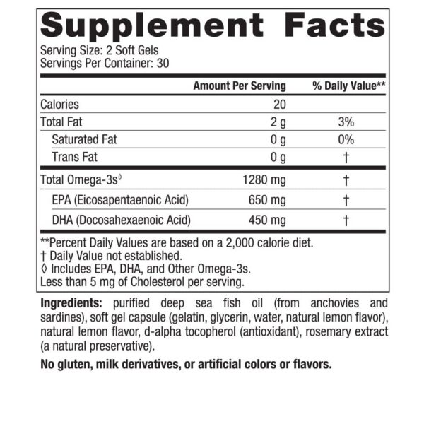 Nordic Naturals etiqueta y envase del producto