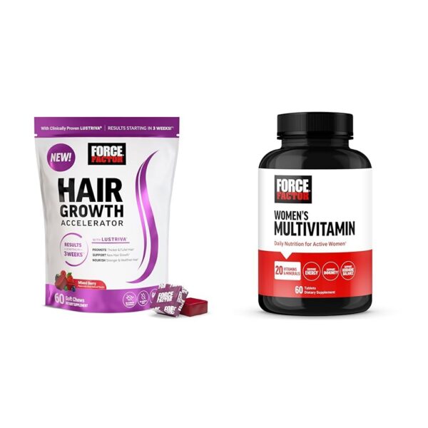 Acelerador de Crecimiento Capilar Force Factor Soft Chews