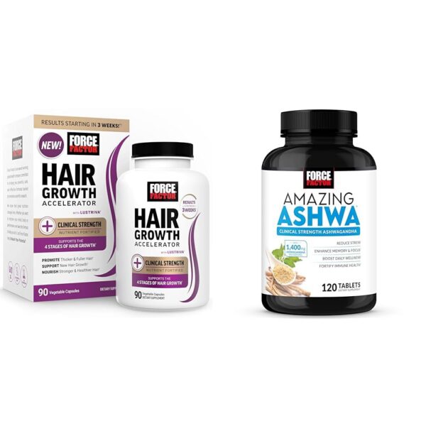 Envase de cápsulas aceleradoras de crecimiento capilar