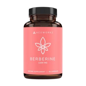 Frente del envase ACEWORKZ Berberine HCL 1200mg