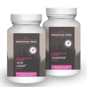 Frente del envase Acid Assist y Digestive Support