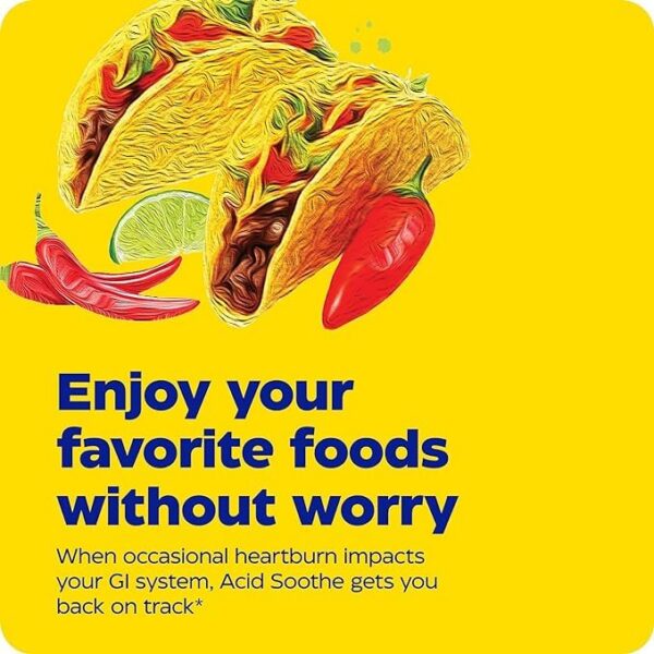 Frente de la etiqueta Enzymedica Acid Soothe