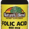 Version 1.0.0 Ácido Fólico 800 mcg tableta de Nature's Blend