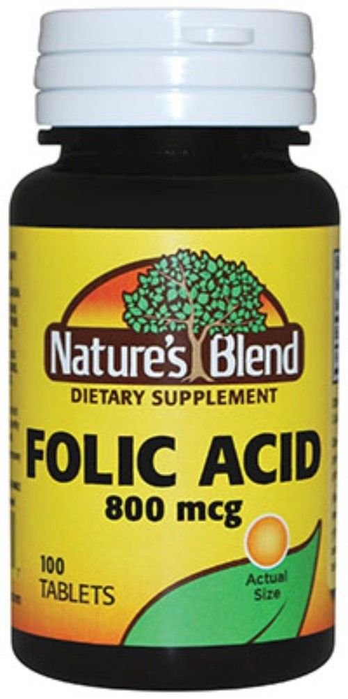 Version 1.0.0 Ácido Fólico 800 mcg tableta de Nature's Blend