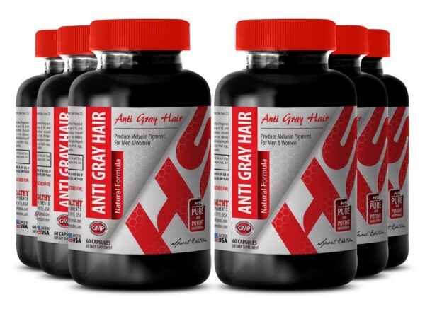 Suplemento ácido fólico y zinc para prevenir cabello canoso