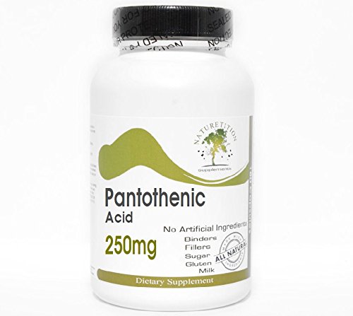 Ácido pantoténico 250 mg 100 cápsulas Naturetition Supplements