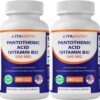 Ácido pantoténico Vitamatic 500 mg, 200 cápsulas pack