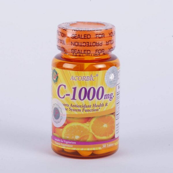 Acorbic Vitamin C 1000 mg - frasco