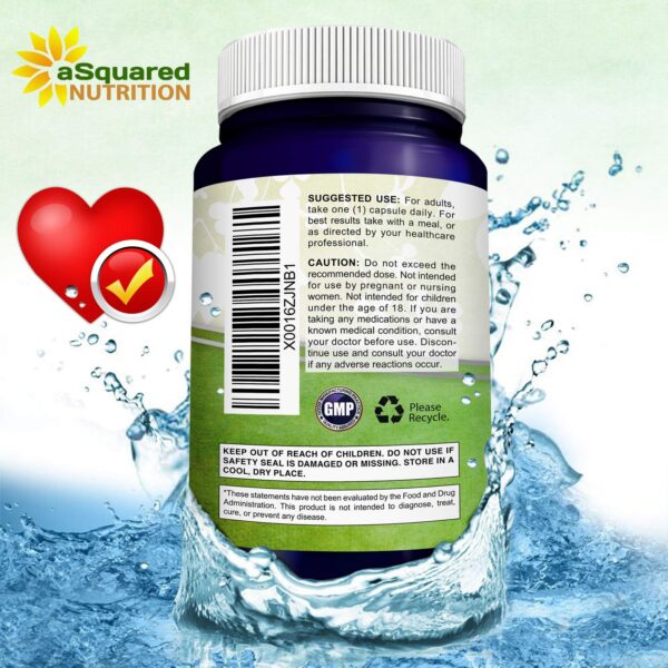 Etiqueta nutricional CoQ10 polvo vegano