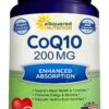 Etiqueta frontal CoQ10 polvo vegano 200 mg