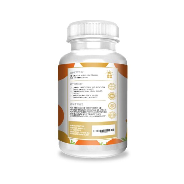 Detalle de las gomitas Actif Height Boost