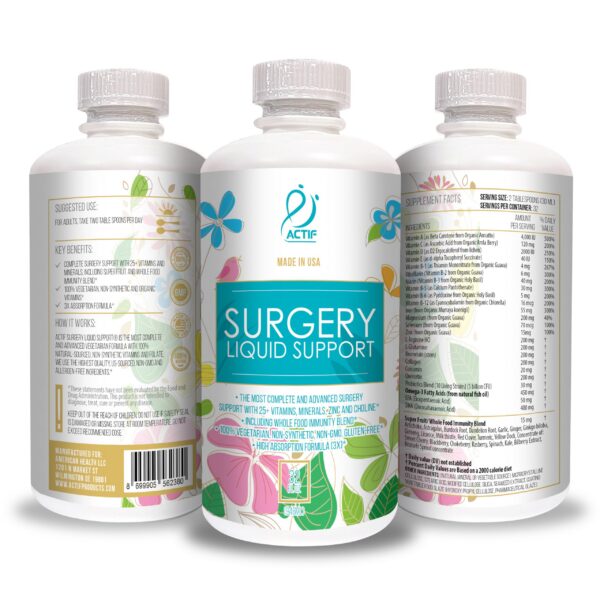 Frente del envase ACTIF 32 oz