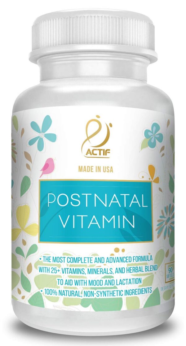 ACTIF vitamina postnatal 25 vitaminas orgánicas