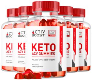 ActivBoost Keto ACV gomitas paquete 5 para salud energética