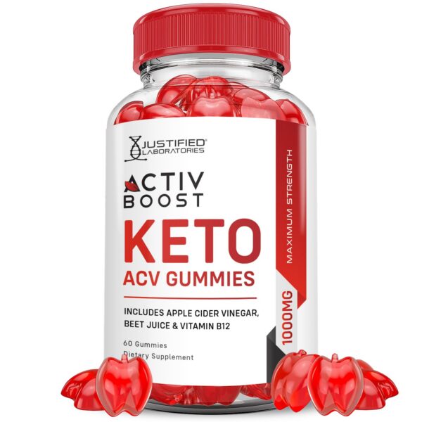 Activboost Keto gomitas vinagre sidra de manzana 60 unidades