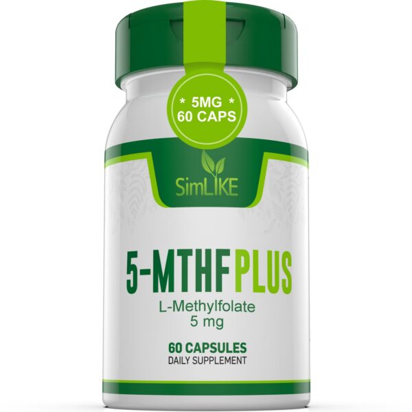 Active Folate 5-MTHF frasco y etiqueta