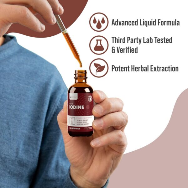 Etiqueta de Active Iodine