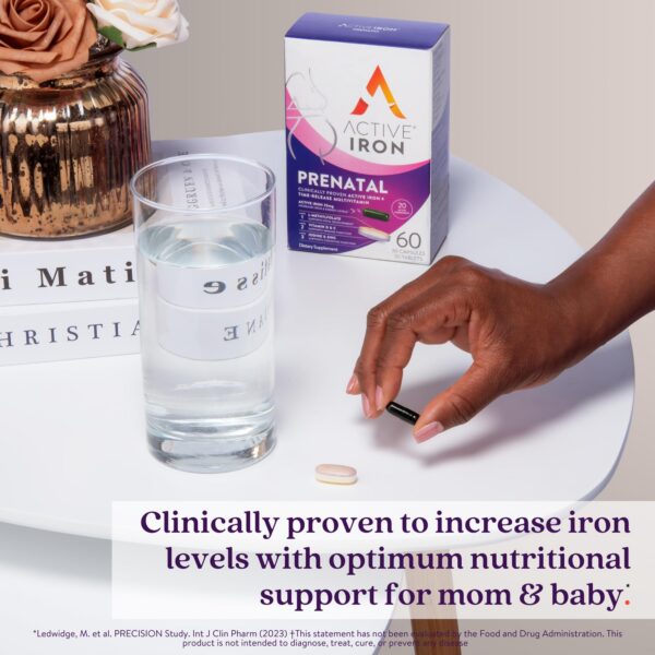 Caja y cápsulas de Active Iron Prenatal